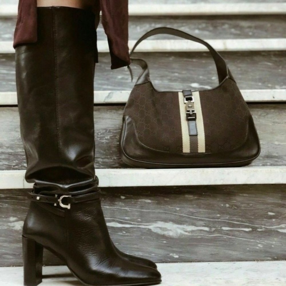 🔥MOVING SALE🔥NEW ZARA BLACK LEATHER Boots TALL